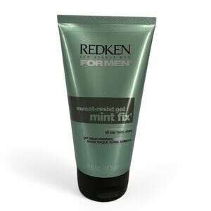 Redken For Men Sweat Resist Gel Mint Fix Maximum Control 5 oz 150ml Hard to Find